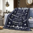 thumbnail image 4 of Gifts for Women, Mom, Her - Purple Retirement Anniversary Birthday Blanket 60"x50" - Sometimes You Forget You are Awesome - Inspirational Positive Thank You Gifts, 4 of 5