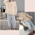 thumbnail image 4 of Yinanstore Set de 2 Pyjamas pour Femme, Bleu Moyen, 4 of 8