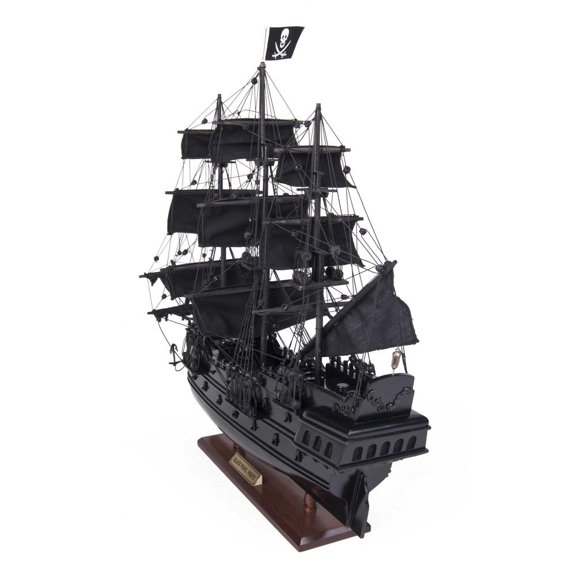 6.5" x 20" x 19"Black Pearl Pirate Ship