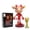 Red, variant on 2026 World Cup Mascot And Trophy Figure Set, Collectible PVC Desktop Decoration — Miniature Soccer Tournament Figurine — 2026 World Cup Fan Souvenirs, Global Soccer Event Memorabilia