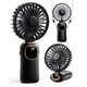 thumbnail image 1 of Ventilador portátil ColdSky 3 en 1 con batería de 4000 mAh, color negro, 1 of 5