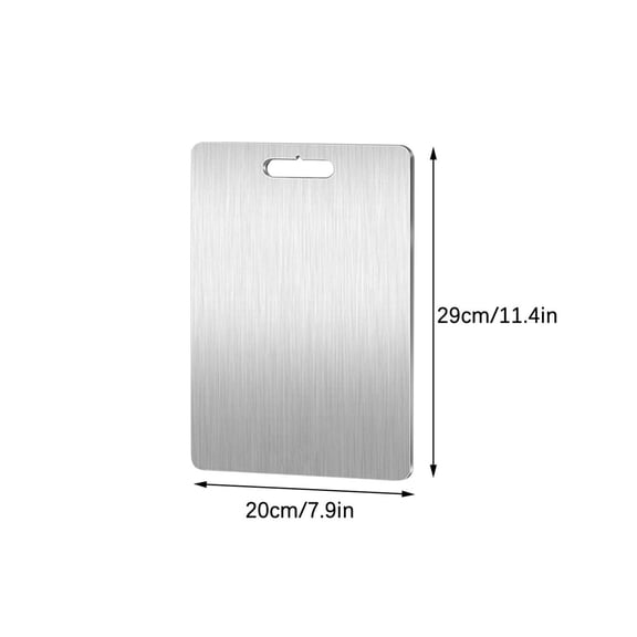 Up to 65 off!Yyuenw Titanium Cutting Board - Stainless Steel Cutting Board For Kitchen 304 Chopping Board Food-Grade For Meat Fruit Vegetables Dishwasher Safe Stainless Non Stick Chopping Board, Hung