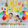 thumbnail image 4 of Decoración para fiestas Jollyboom Hi Five Birthday 5th con globos, 4 of 7