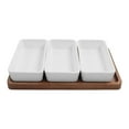 thumbnail image 3 of Oubit Long Strip Ceramic Tray,Snack Serving Tray Coffee Ceramic Snack Serving Tray Appetizer Serving Dishes User-Friendly Design, 3 of 9