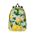 thumbnail image 2 of Rocae Lemon Seamless Pattern Oil Painting Effect for Durable Canvas Backpack Leisure Large Bag Travel Rucksack Multi-function Backpack Small, 2 of 8