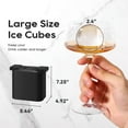 thumbnail image 4 of ACMETOP 2-Pack Clear Ice Ball Maker – 2” Large Crystal Ice Sphere Mold for Whiskey, Bourbon & Cocktails – Premium Gift for Men, Dad, Boyfriend, 4 of 9