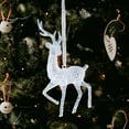thumbnail image 5 of Acrylic Reindeer Ornaments for Christmas Tree Crystal Nutcracker Dancing Hanging Figurine Ornament Decorative Deer Ornaments for Home Xmas Tree Party Supplies (Reindeer), 5 of 9