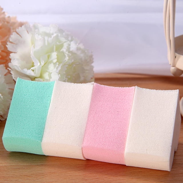 Juego de esponjas de maquillaje de dores de belleza de 8 piezas, aplicadores de cosméticos de esponjas de de base para cremas líquidas Baoblaze Esponjas de maquillaje en forma de corazón