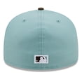 thumbnail image 4 of Men's New Era Light Blue/Brown Boston Braves Cooperstown Collection 1914 World Series Beach Kiss 59FIFTY Fitted Hat, 4 of 6