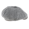 thumbnail image 3 of Gorra Plana Sunnimix para Hombre, vendedor de Periódicos, Gris claro, mezcla de lana, 58-60 cm, 3 of 3