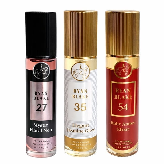 Ryan Blake Ladies Perfume Gift Set 3 Pack – Sweet & Warm Fragrance Bundle