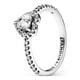 thumbnail image 1 of Pandora Anillo #198421C01-58 con Corazón Elevado y Circonita Cúbica Transparente, Talla 8.5, 1 of 2