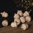 thumbnail image 4 of 10 Unids Acorn Forma Peg Muñecas de Madera Inacabada Pintura Mancha DIY Artesanías Inicio Estante Abanopi 12 Unids JM00414, 4 of 7