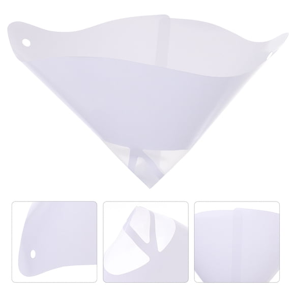 AURARMLET 10Pcs Oil Paint Filter Paper Funnels with Fine Mesh for Automotive Use White Disposable Cone Shaped