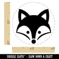 thumbnail image 2 of Sweet Fox Head Face Rubber Stamp for Scrapbooking Crafting Stamping - Mini 1/2 Inch, 2 of 7