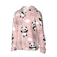 thumbnail image 2 of Kll Panda Flying In The Sky Print Men'S Women’s Upf 50+ Sun Protection Outdoor Hoodie Jacket Long Sleeve Fishing Hiking Performance Shirt- X-Large, 2 of 8