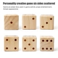 thumbnail image 4 of Juego De Dados Grandes De 9Cm, Juegos Divertidos Para Exteriores, Juegos De Dados De Madera Para Niños Y Adultos 1 Uds Yuarrent AP005775-00, 4 of 6