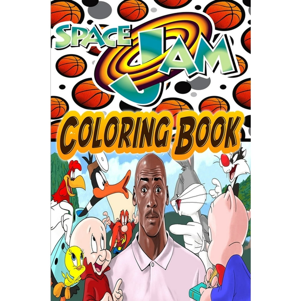 Lebron james space jam coloring pages