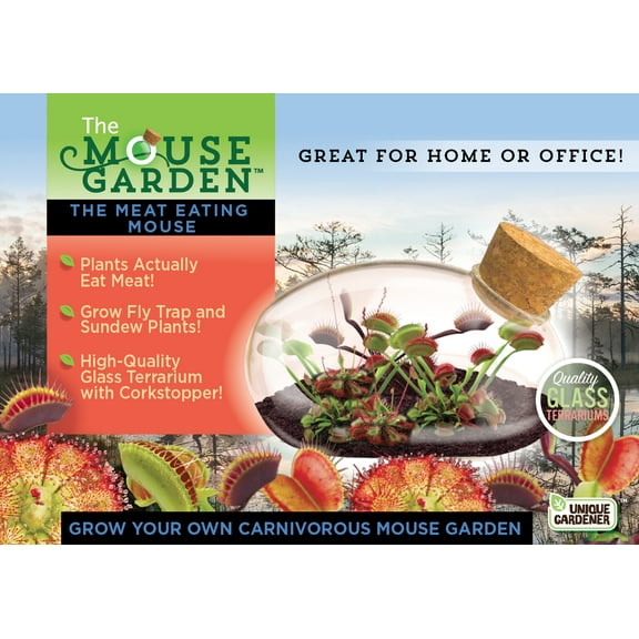 Unique Gardener - The Meat Eating Mouse - Indoor Micro-Gardening Kit
