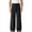 Black, variant on Cekizud Big and Tall Mens Sweatpants Elastic High Waist Textured Wide Leg Sweatpants Casual Straight Trousers, M-5XL