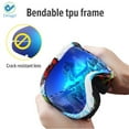 thumbnail image 3 of Deago Blue and Multi-color Snow Sports Sport Goggles, 3 of 8