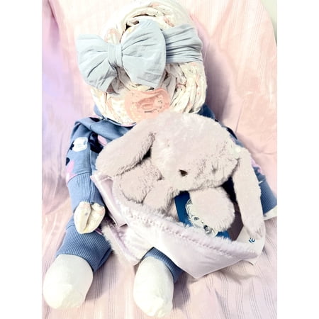 My Purple Bunny Diaper Baby