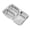 New Small Square thr, variant on Stainless Steel Dinner Plate Serving Dish Rustproof Dishware For Family Outdoor Camping Kitchen Use