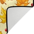 thumbnail image 5 of SKYSONIC 36x24in Fall Maple Leaf Area Rug, Thanksgiving Day Non-Slip Floor Carpet for Indoor Living Dining Room Bedroom, 5 of 7