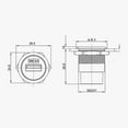 thumbnail image 3 of USB3.0 Panel Metal 22mm Circular USB2.0/USB3.0 Thread Module Connector USB Plug Fast Speed Data Transfer, 3 of 9