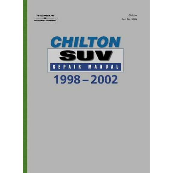 Pre-Owned Chilton's SUV Repair Manual, 1998-2002 - Perennial Edition (Hardcover) 0801993652 9780801993657