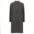 thumbnail image 6 of Robe Soft Bathrobe For Winter Button Warm Loungewear, 6 of 9