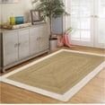 thumbnail image 3 of Indian Handmade Braided Pure Jute with White Design Area Rugs , Floor Decor Carpet Size 2 x 4 Feet ( 60 cm x 120 cm ), 3 of 4