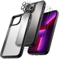 thumbnail image 1 of VEEkI Designed for iPhone13 Pro 6.1 inch, with 2 Pack Anti-peeping Tempered Glass Screen Protector + 2 Pack Camera Lens Protector Shockproof Slim Thin, 1 of 5