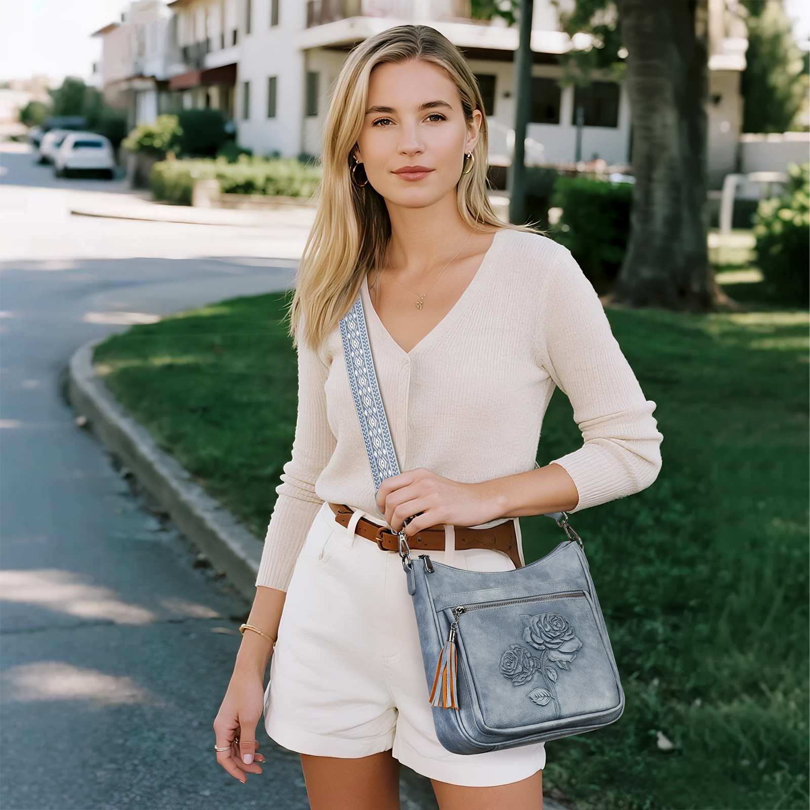 【Special Keepsake Gift】APHISON Crossbody Bags Casual Sling Backpack for Women, Shoulder Bag Travel Bag Cross Body Purses Bags with Adjustable Strap