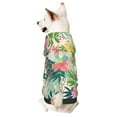 thumbnail image 1 of Balery Tropical Flowers Sudadera con Capucha para Perros Pequeños – Ropa para Mascotas, Disfraz para Perros y Gatos, Ideal para Fiestas y Cosplay-X-Small, 1 of 7