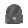 thumbnail image 1 of Gorro Carhartt de punto con puños para hombre Coal Heather, 1 of 6