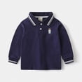 thumbnail image 2 of UAYOTSE Little Boy Summer Casual Polo Shirt Short Sleeved Basic Polos Versatile Pullover T Shirt Loose Outdoor Tops,Sizes 3-4 Years, 2 of 9