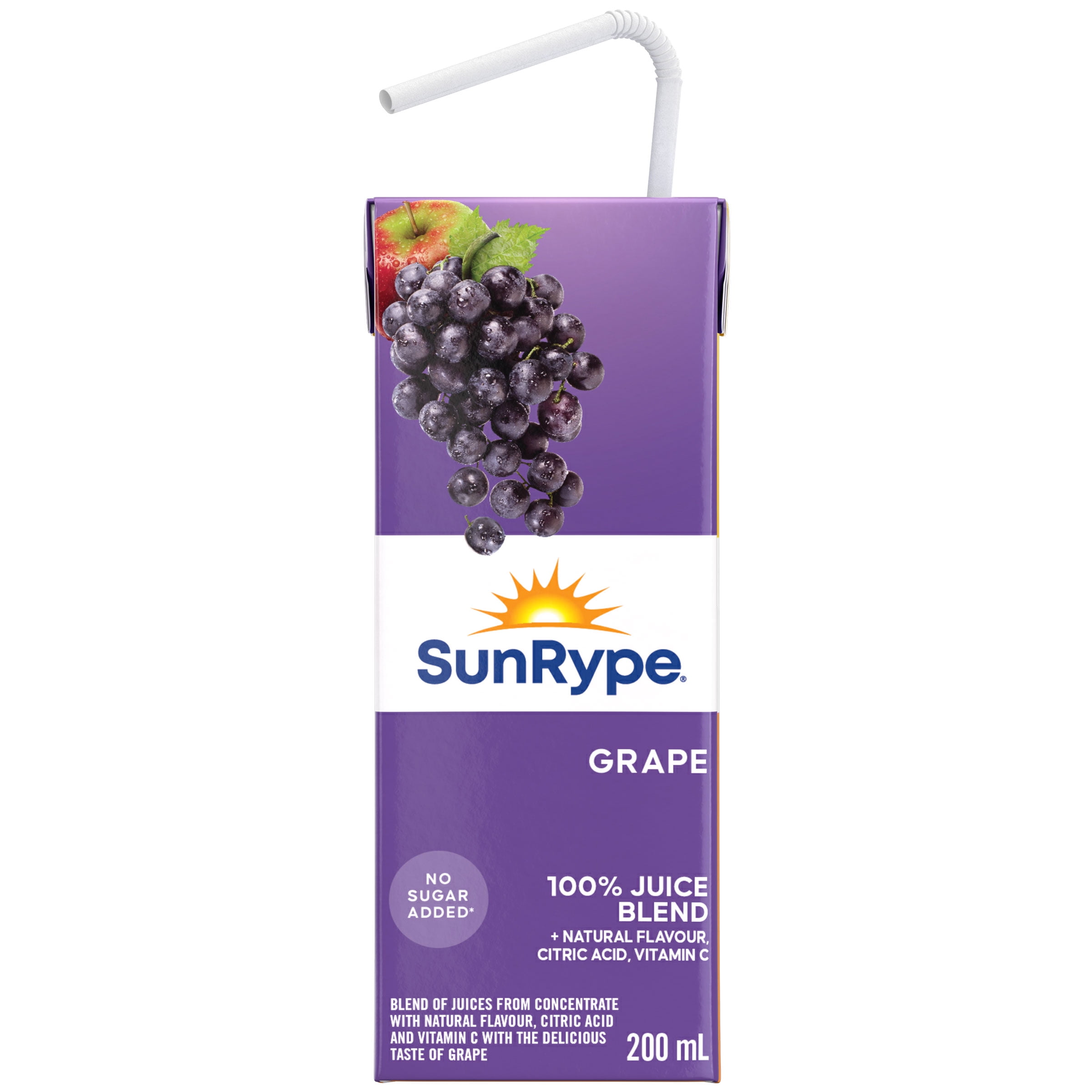 SunRype Grape Juice Boxes 5X00ML