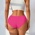 thumbnail image 4 of LIZUOJUN Under $2 Underwear Women Scalloped Edge Hipster Cheeky Bikini Briefs Silky No Show Stretch Breathable Panties XS,S,M,L, 4 of 7