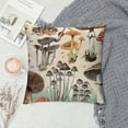 thumbnail image 2 of Orinice Mushrooms Graphic Decorative Cushion Throw Pillow Cover for Home Couch Living Room Bed Sofa 18x18in, 2 of 5