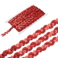 thumbnail image 1 of 11 Yardas de encaje con Lentejuelas Unique Bargains Tira de encaje Rojo 0.6 Pulgadas, 1 of 5