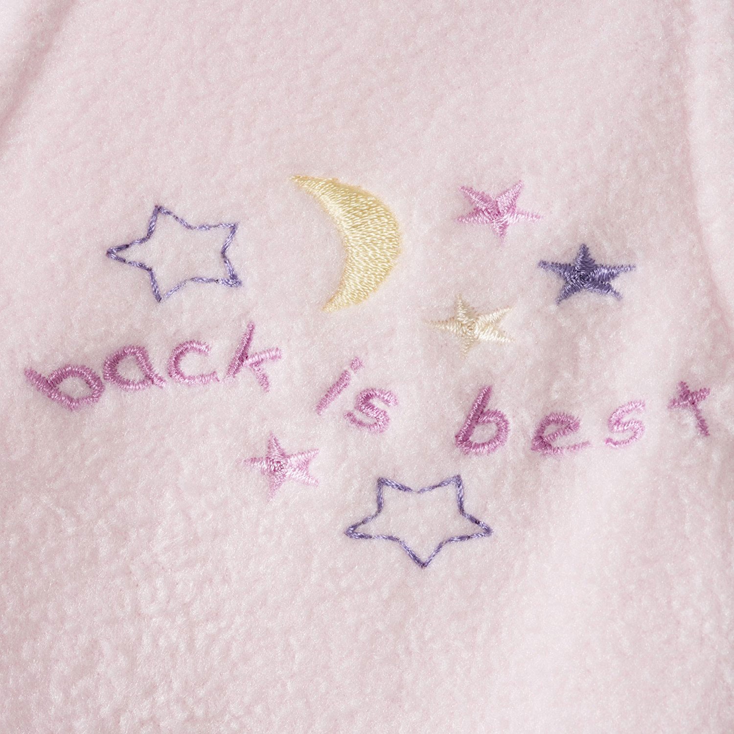 HALO SleepSack Wearable Blanket, Micro-Fleece, Soft Pink, Infant Girls, Small, 0-6 Months