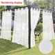 thumbnail image 5 of Outdoor Sheer Curtains Waterproof 52x84inch, 5 of 5