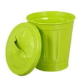 thumbnail image 2 of Zhiyie 1pc Creative Tabletop Trash Can Lovely Waste Bin Small Flower Pot with Lid, 2 of 10