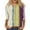 Beige tops for women, variant on Baikeli Womens Clearance Women's 3/4 Sleeve Tops 2024 Summer Pullover Flower Printed T-Shirts Casual V Neck Blouses Loose Button Shirts Petite Tops for Women