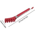 thumbnail image 4 of Stainless Steel Pasta Tong With Silicone Tips Non Slip Food Serving Tongs For Nood Les Spaghetti Kitchen Cooking (25.7x5.8cm), 4 of 4