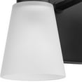 thumbnail image 5 of Tanner Collection Three-Light Matte Black Transitional Vanity Light, 5 of 9
