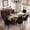 Grey, variant on LEHZROAJ Tufted Linen Upholstered Dining Chairs Set of 2,Wingback Side Chairs Button Tufted Back Solid Wood Legs,Farmhouse Kitchen Chairs for Dining Room,Living Room(Dark)