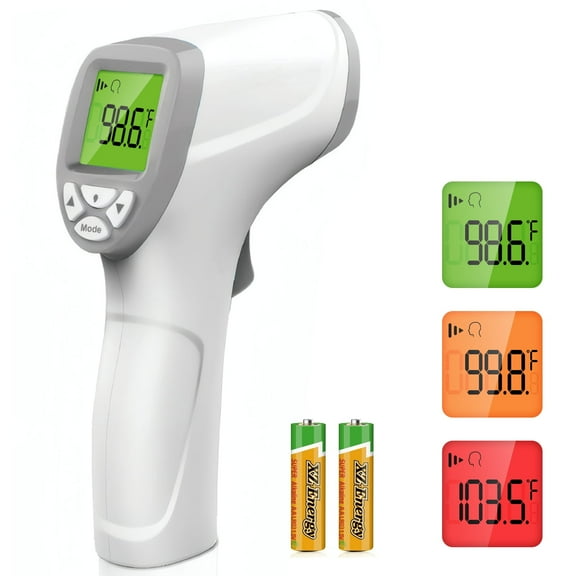 SUWU Digital Thermometer for Adults Kids: 2 IN 1 No-Touch Baby Forehead Thermometer with Fever Alarm and Instant Accuracy Readings