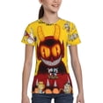 thumbnail image 4 of Cuphead Cartoon Youth Unisex T-Shirt Crewneck Short Sleeve Double-Sided Print Tee Shirts Top For Boys Girls Kid Teen Small, 4 of 6